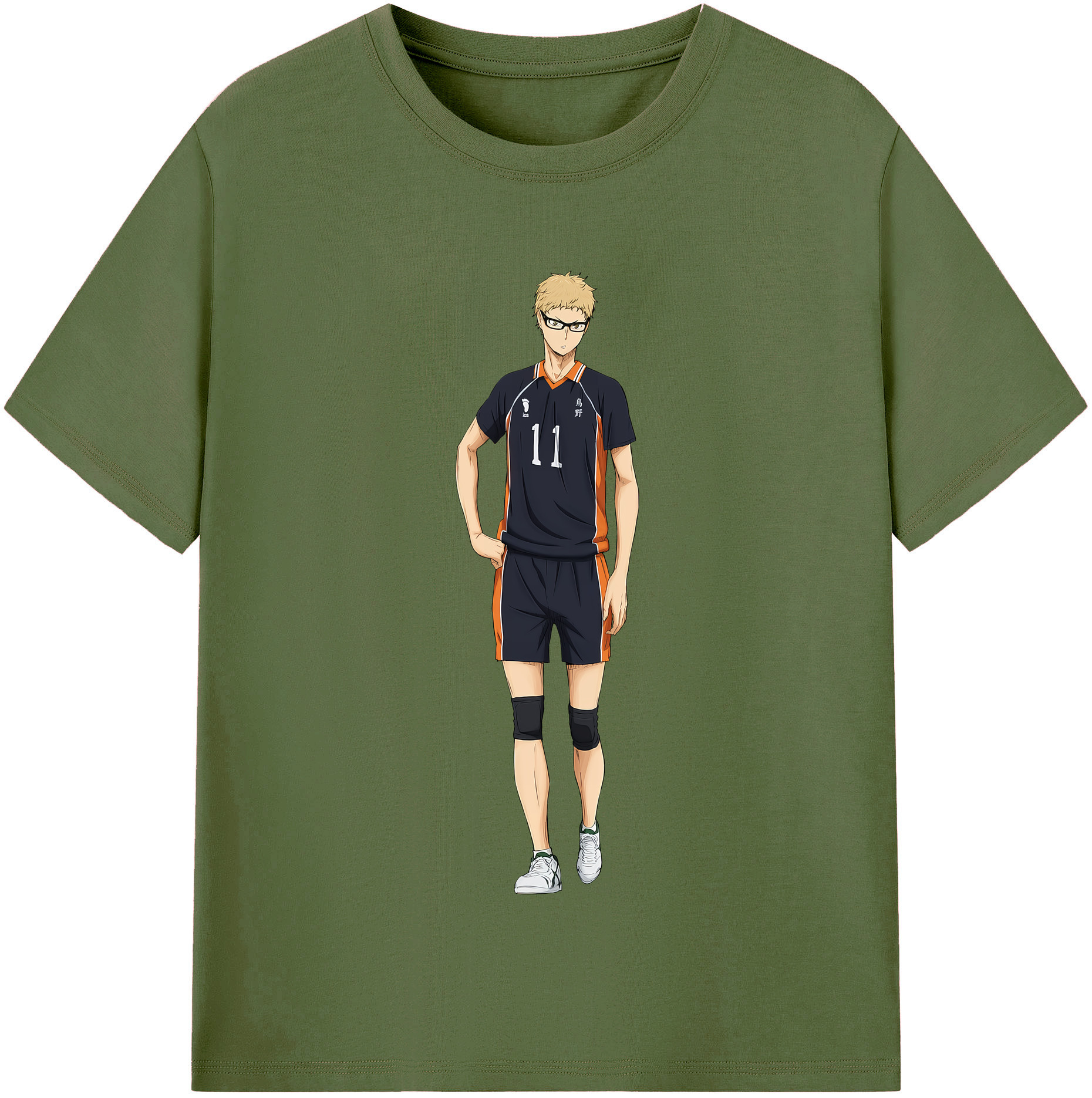 （画像用） ハイキュー!! Haikyu!! 綿100％半袖Tシャツ（フロントプリント）